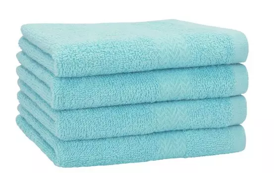 Полотенца для душа Betz, 6 штук, 70 x 140 см ПРЕМИУМ, пляжное полотенце из 100% хлопка, цвет: бирюзовый. Betzshop