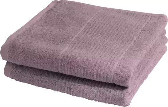 Полотенца для душа fleuresse "2828", (2 шт.), полотенца для душа, полотенца для рук, махровая ткань, 100% хлопок 70х140 см (2 шт.), цвет ros