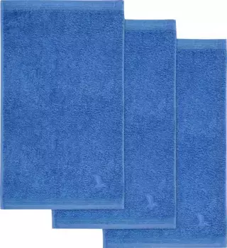 Полотенца для гостей Mve "Superwuschel", (3 шт.), ярких цветов 30х50 см (3 шт.), цвет cornflower