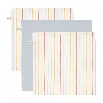 Полотенца для рта Little Dutch Vintage Sunny Stripes / Pure Soft Blue, 3 шт.