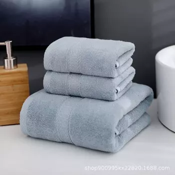 Полотенца для рук для ванной комнаты Nvzi 27,56x55,12 дюйма 6 шт, голубовато-серый