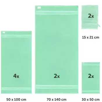 Полотенца для рук Mixibaby, бирюзовый