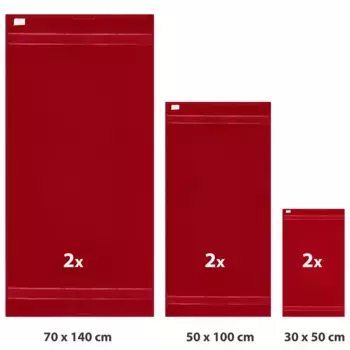Полотенца для рук Mixibaby, красный