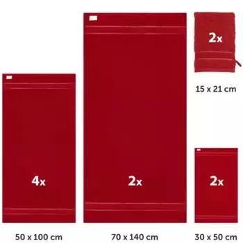 Полотенца для рук Mixibaby, красный