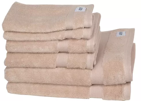 Полотенца для рук terry set sw-cuddly 6 шт Schner Wohnen, песочный