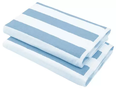 Полотенца для сауны набор Zollner, светло-синий