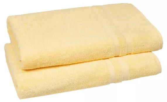 Полотенца для сауны набор Zollner, желтый