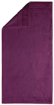 Полотенца Egeria "Престиж", (2 шт.), однотонная программа с полосатой каймой, хлопок SUPIMA 50х100 см (2 шт.), цвет cassis