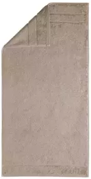 Полотенца Egeria "Престиж", (2 шт.), однотонная программа с полосатой каймой, хлопок SUPIMA 50х100 см (2 шт.), серо-коричневый