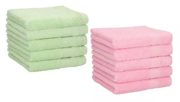 Полотенца гостевые Betz 12 шт. 30х50 см PALERMO 100% хлопок цвет: синий Betzshop, розовый