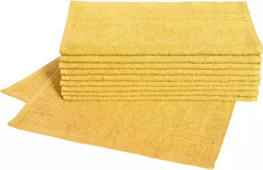 Полотенца гостевые Dyckhoff "Кристалл" (10 шт.) с бордюром 30х50 см (10 шт.), золотисто-желтый