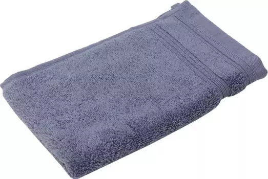 Полотенца гостевые Gzze "Монако", (3 шт.), в наборе, однотонные, с волнистой каймой 30х50 см (3 шт.), темно-синий