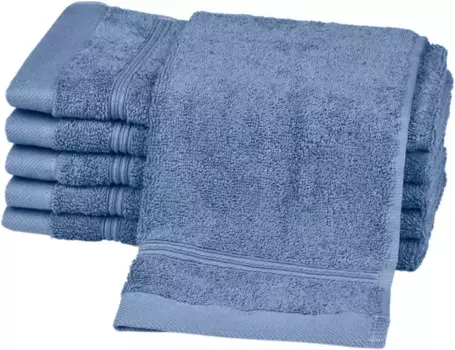 Полотенца гостевые ROSS "Рубиновые", (6 шт. в упаковке), 100% хлопок 30х50 см (6 шт.), цвет Kornblumenblau