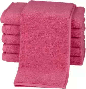 Полотенца гостевые ROSS "Sensual 9000", (6 шт.), облагороженные маслом алоэ вера 30х50 см (6 шт.), цвет malve