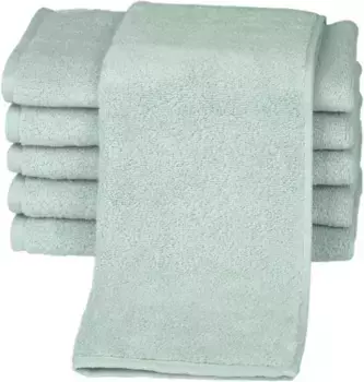 Полотенца гостевые ROSS "Sensual 9000", (6 шт.), облагороженные маслом алоэ вера 30х50 см (6 шт.), цвет jade