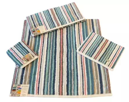 Полотенца гостевые РОСС "Вита", (6 шт.), вышитая эмблема РОСС ROSS 30х50 см (6 шт.), зеленый