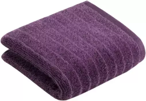 Полотенца гостевые Vossen "Мистик", (3 шт.), в наборе, VEGAN, дизайн в полоску 30х50 см (3 шт.), цвет fandango