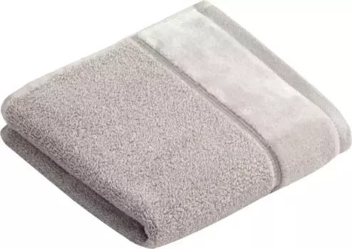 Полотенца гостевые Vossen "Pure", (3 шт.), в наборе, хлопок & VEGAN, с элегантной велюровой каймой 40х60 см (3 шт.), цвет urban grey