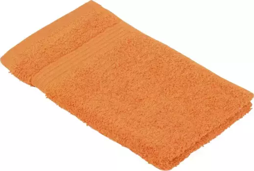 Полотенца Gzze "Нью-Йорк", (3 шт.), в наборе, современные однотонные цвета, со структурированной каймой, чистый хлопок 30х50 см (3 шт.), цвет orange