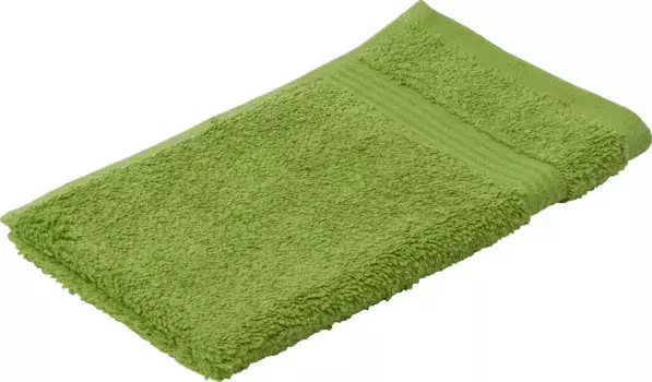 Полотенца Gzze "Нью-Йорк", (3 шт.), в наборе, современные однотонные цвета, со структурированной каймой, чистый хлопок 30х50 см (3 шт.), цвет apfelgrn