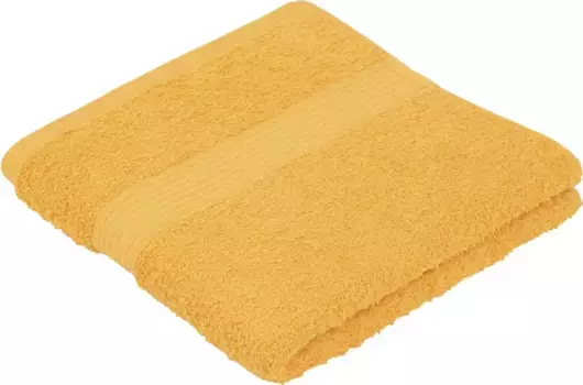 Полотенца Gzze "New York", (2 шт.), в наборе, современные однотонные цвета, со структурированной каймой, чистый хлопок 50х100 см (2 шт.), цвет gelb