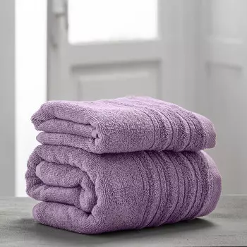 Полотенца maestro парная 40х60 + 60х100 Amo Lacasa, сиреневый