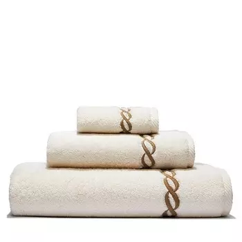 Полотенца Matouk Classic Chain Milagroные, слоновая кость/кремовый