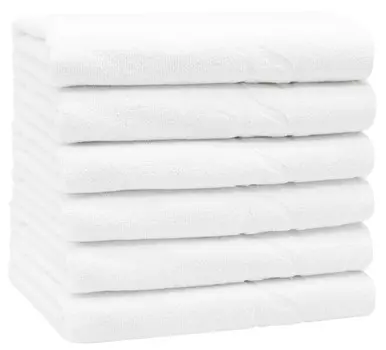Полотенца набор из 6 шт Zollner, белый