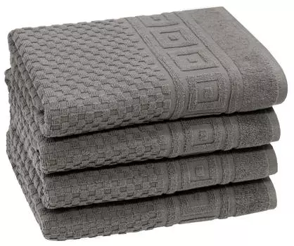 Полотенца набор Zollner, антрацитовый