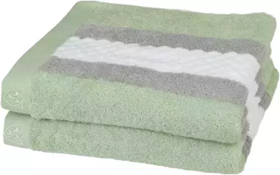 Полотенца РОСС "Гармония" (2 шт.), 100% хлопок ROSS 50х100 см (2 шт.), цвет piniengrn