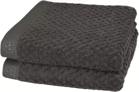Полотенца РОСС "Гармония" (2 шт.), 100% хлопок ROSS 50х100 см (2 шт.), цвет graphit