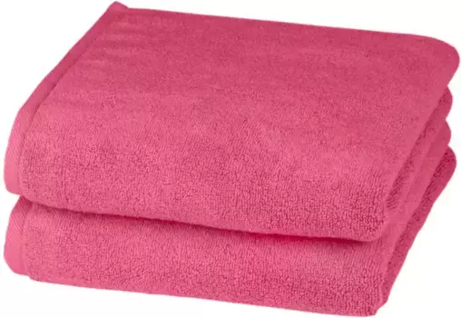 Полотенца ROSS "Sensual 9000", (2 шт.), очищенные маслом алоэ вера 50х100 см (2 шт.), цвет malve