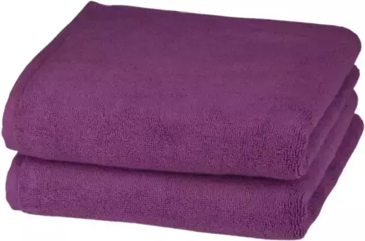 Полотенца ROSS "Sensual 9000", (2 шт.), очищенные маслом алоэ вера 50х100 см (2 шт.), цвет fuchsia