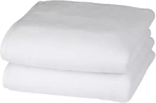 Полотенца ROSS "Sensual 9000", (2 шт.), очищенные маслом алоэ вера 50х100 см (2 шт.), белый