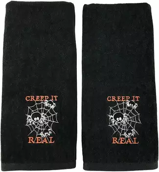 Полотенца Serafina Home, черный / белый