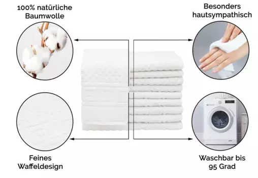 Полотенца Zollner, белый