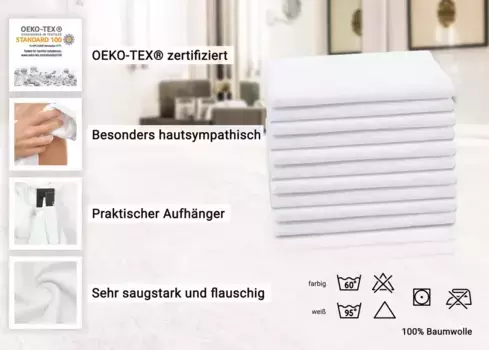 Полотенца Zollner, белый