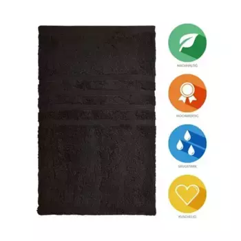 Полотенце B&D Textiles, черный