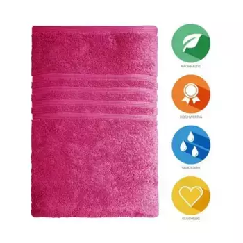 Полотенце B&D Textiles, розовый