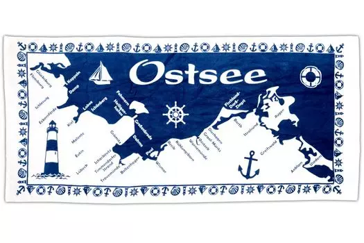 Полотенце Бамбо (06) 50х90 см Черный ELLUG, темно-синий