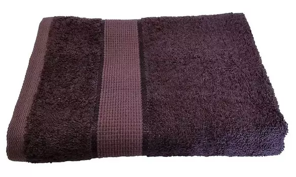 Полотенце бамбуковое 30 х 50 см – красное M'Deco, коричневый