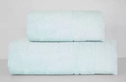 Полотенце, бамбуковое Банное полотенце с бахромой, бамбуковое, 4U, 70 x 140 см, серое Greno, синий