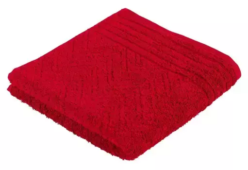 Полотенце банное frottana "Элеганс", (1 шт.), с тиснением 67х140 см (1 шт.), цвет rubin