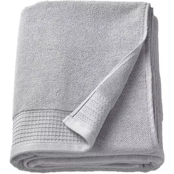 Полотенце банное Ikea Vinarn 100x150 см, светло-серый