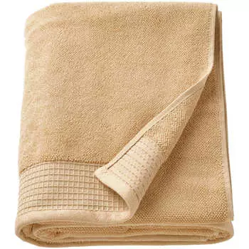 Полотенце банное Ikea Vinarn 100x150 см, светло-желтый
