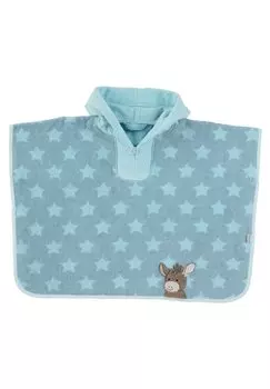 Полотенце банное PONCHO EMMI Sterntaler, цвет light blue
