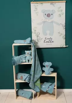 Полотенце банное Sterntaler, цвет blau meliert