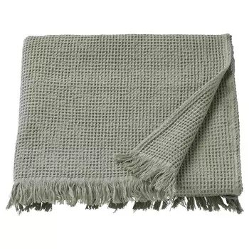 Полотенце банное, светло-зеленое, 70х140 см, VALLASN IKEA