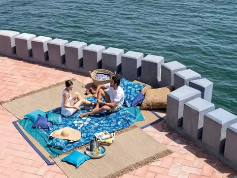 ПОЛОТЕНЦЕ Bassetti ПОЛОТЕНЦЕ CHIAIA V.B1 CHIAIA MEDITTERAN 50X100 *9329090 FS 2024 Новинка