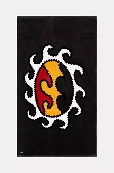 Полотенце Billabong с добавлением шерсти Otis Sunny Towel 100 x 180 см, черный
